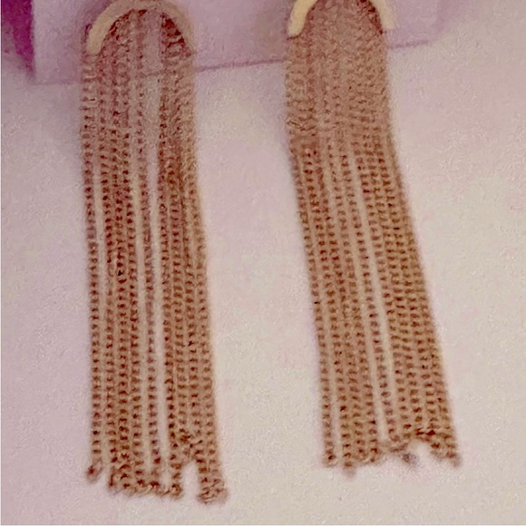 Kate Spade New York ♠️ My Precious Heart ❤️ tassel statement earrings - Picture 4 of 6